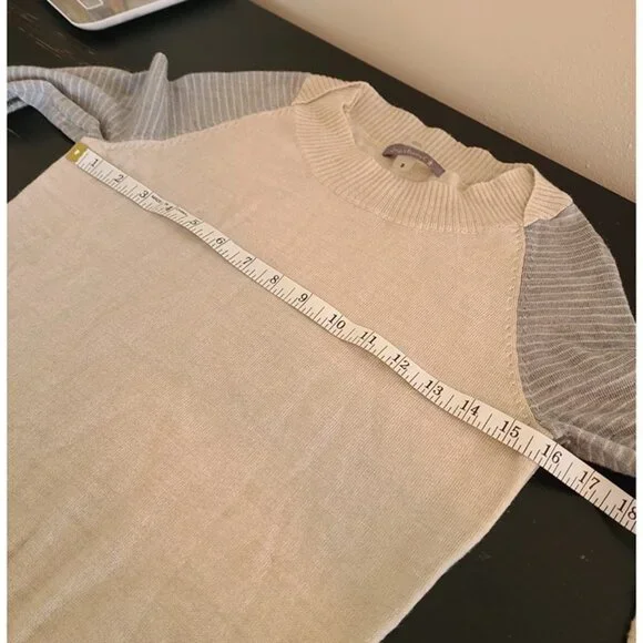 Smartwool Women’s Crew Neck Sweater Merino Wool Blend Striped Sleeves Size S - Picture 8 of 9